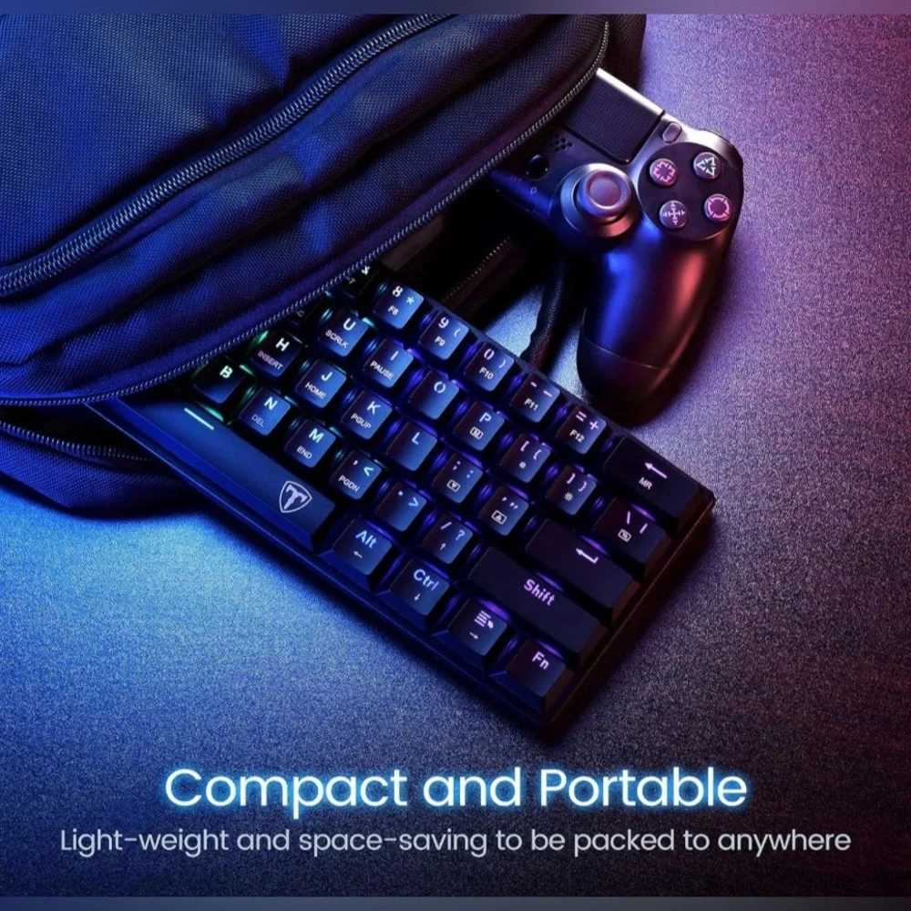 VicTsing PC356ABUS Mechanical Gaming Keyboard, Compatible with Windows, Mac & PC